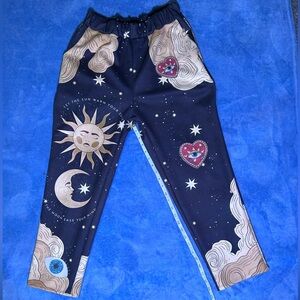 Celestial Sun & Moon Luxury Sweatpants